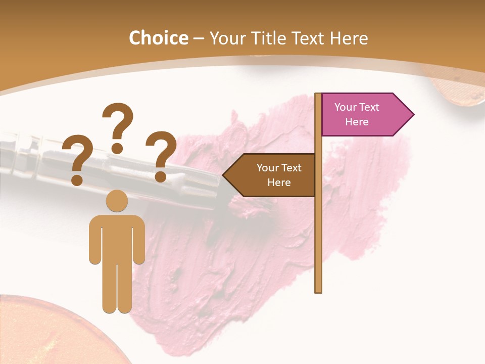 Human Swatch Brown PowerPoint Template