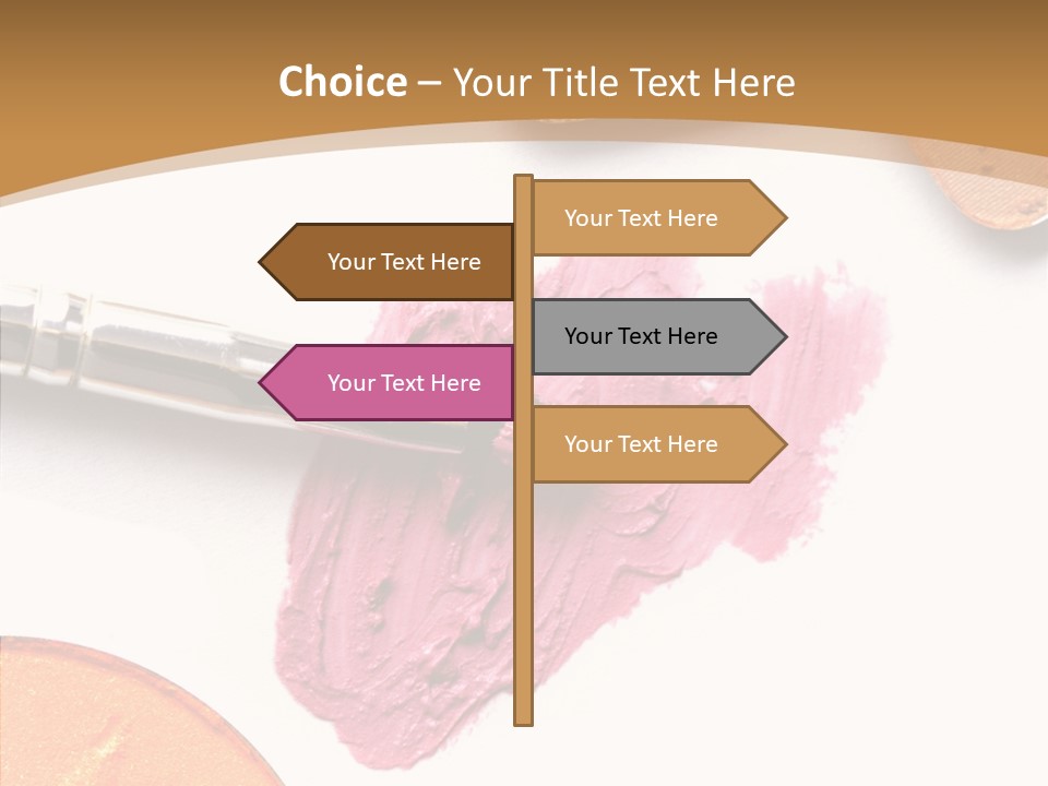 Human Swatch Brown PowerPoint Template