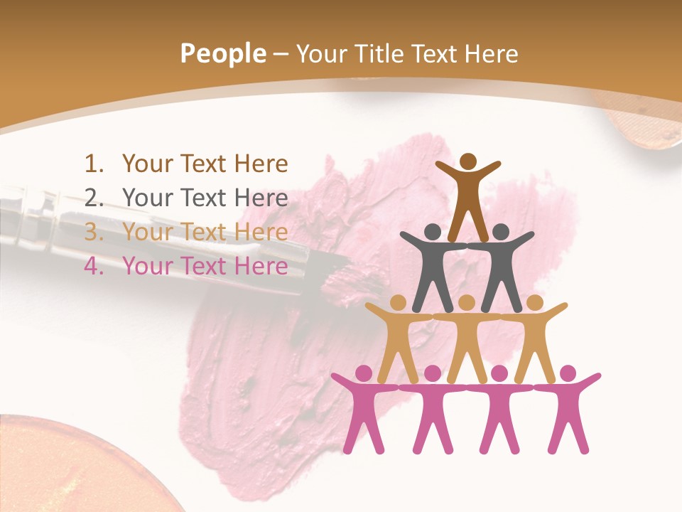 Human Swatch Brown PowerPoint Template