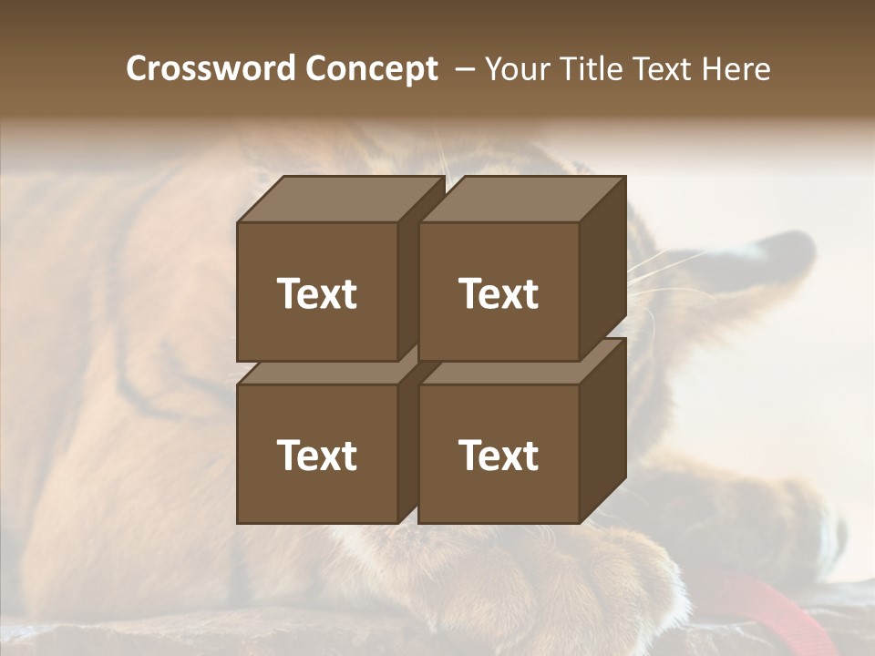 Orange One Animal PowerPoint Template