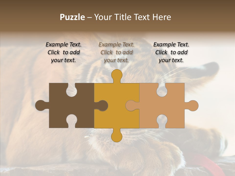 Orange One Animal PowerPoint Template