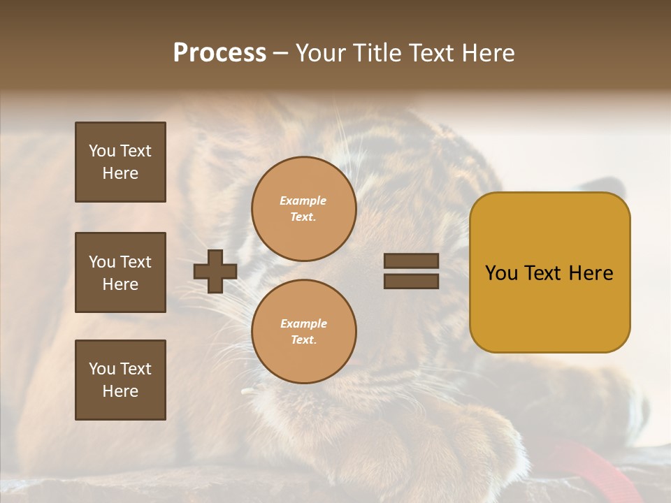 Orange One Animal PowerPoint Template