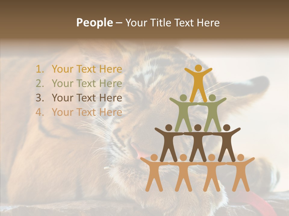 Orange One Animal PowerPoint Template