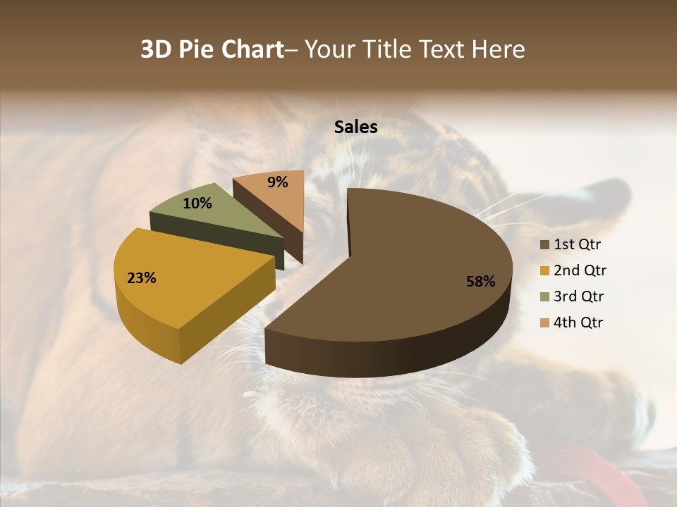 Orange One Animal PowerPoint Template