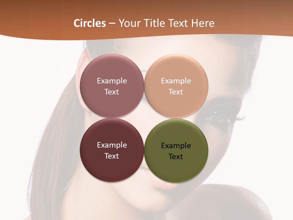 Female Hair View PowerPoint Template