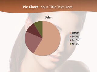 Female Hair View PowerPoint Template