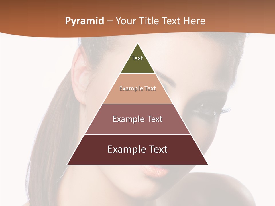 Female Hair View PowerPoint Template