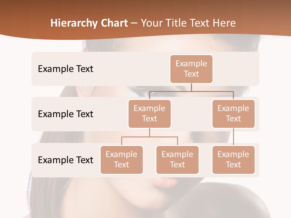 Female Hair View PowerPoint Template