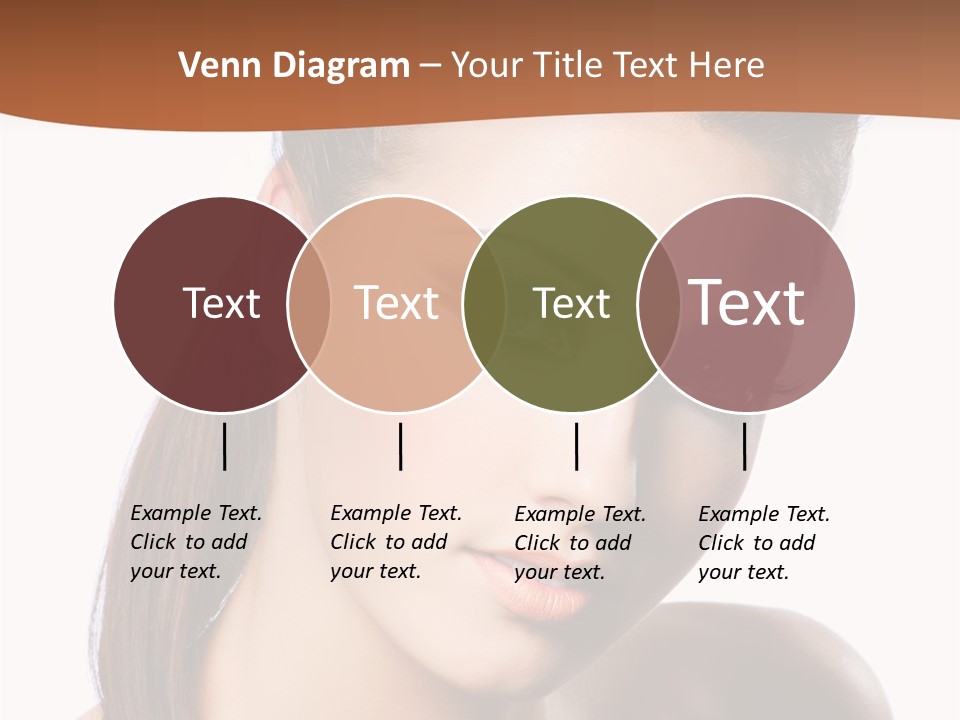 Female Hair View PowerPoint Template