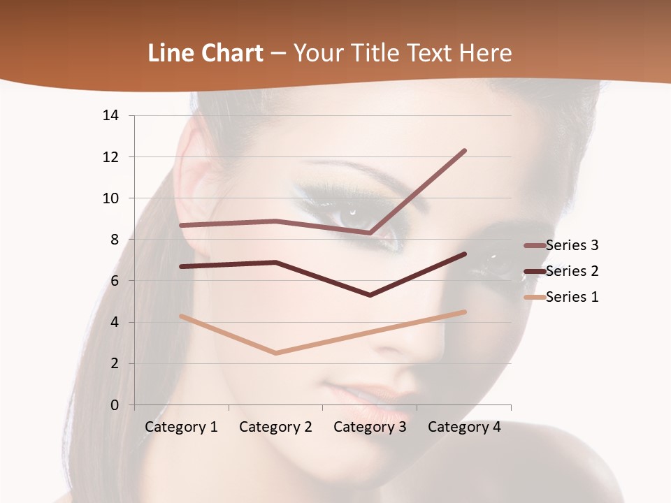 Female Hair View PowerPoint Template