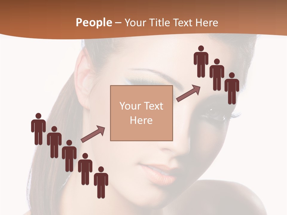 Female Hair View PowerPoint Template