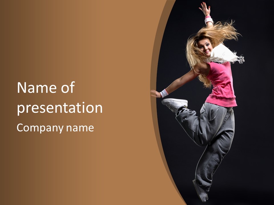 Cool Laugh Acrobat PowerPoint Template