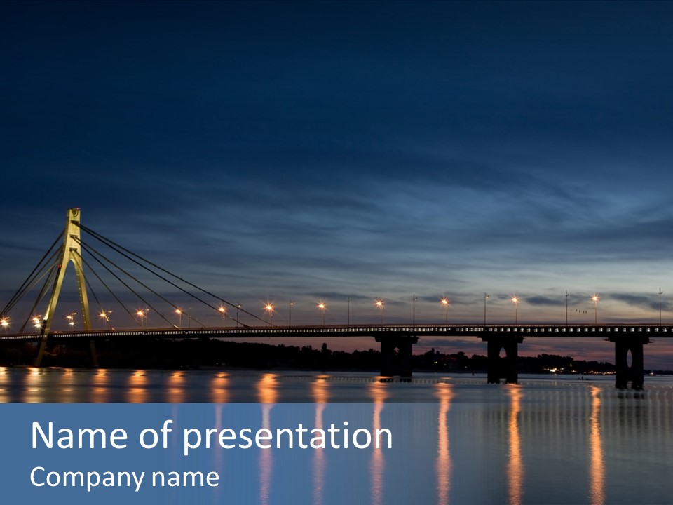 Water Architecture Light PowerPoint Template