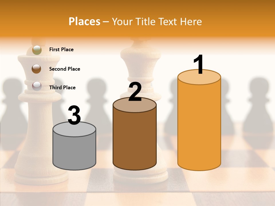 White Move Army PowerPoint Template