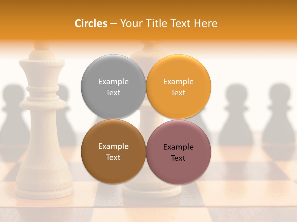 White Move Army PowerPoint Template