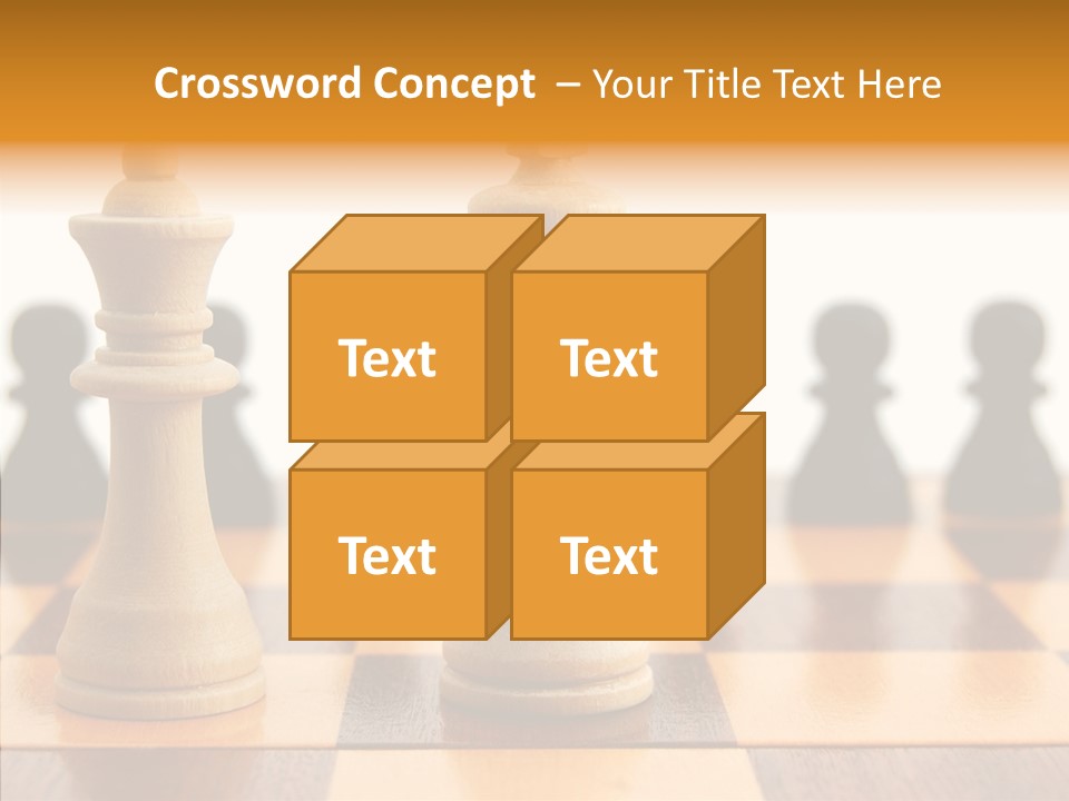 White Move Army PowerPoint Template