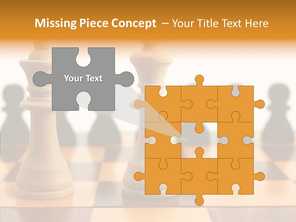 White Move Army PowerPoint Template