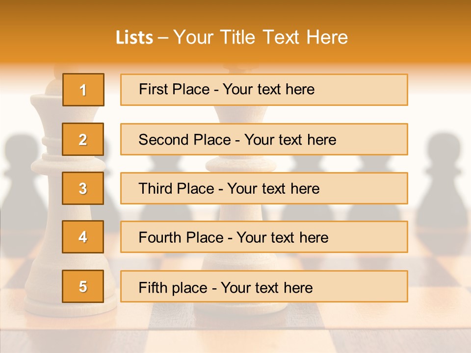 White Move Army PowerPoint Template