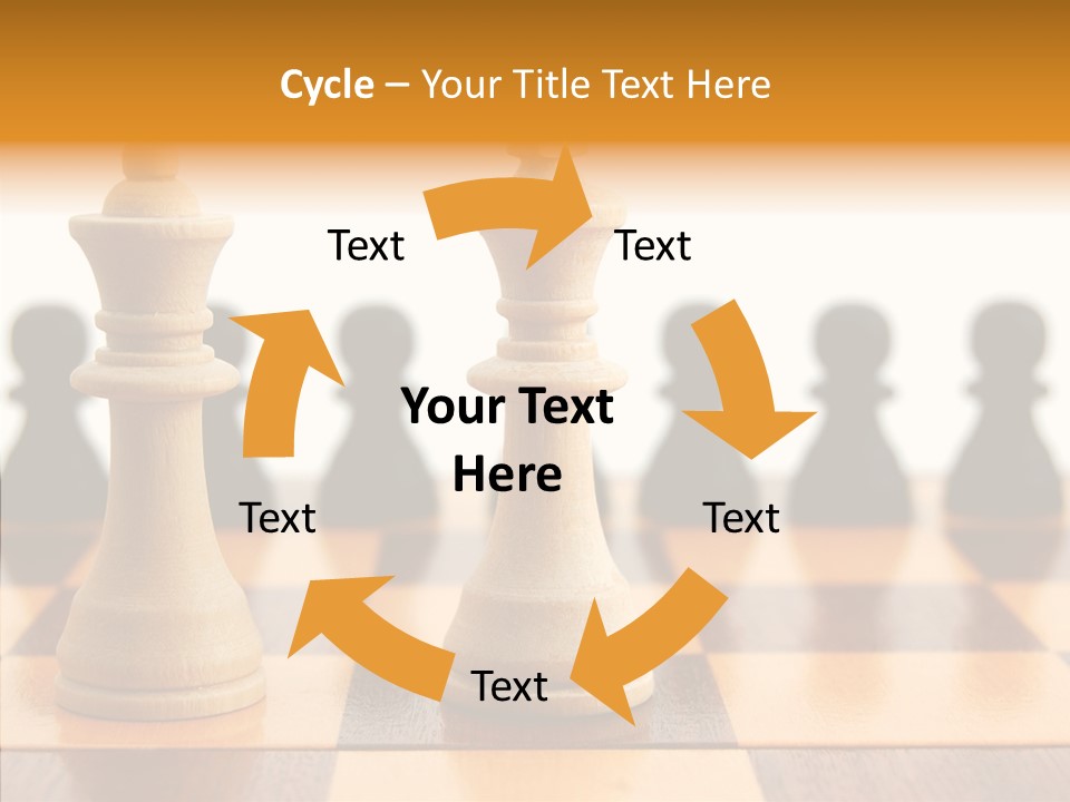 White Move Army PowerPoint Template