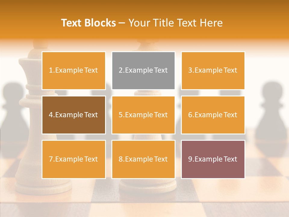 White Move Army PowerPoint Template