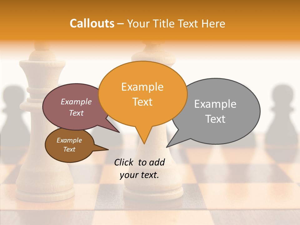 White Move Army PowerPoint Template