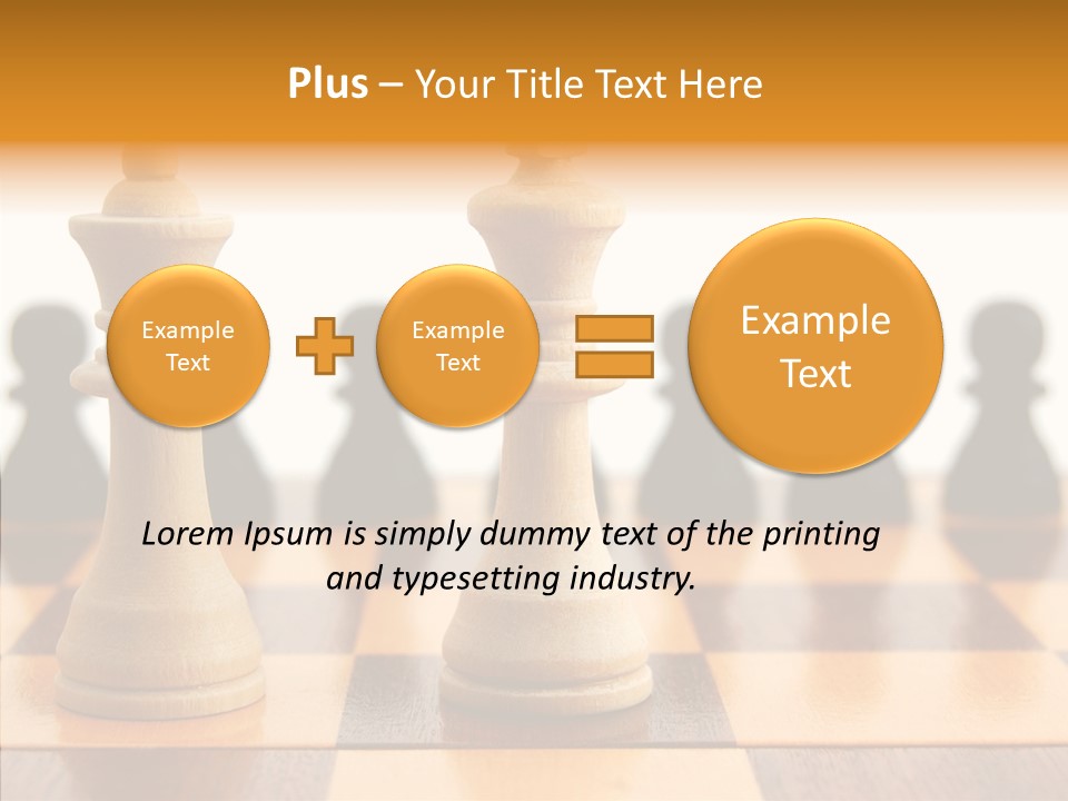 White Move Army PowerPoint Template