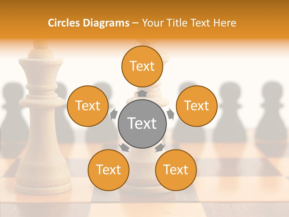 White Move Army PowerPoint Template