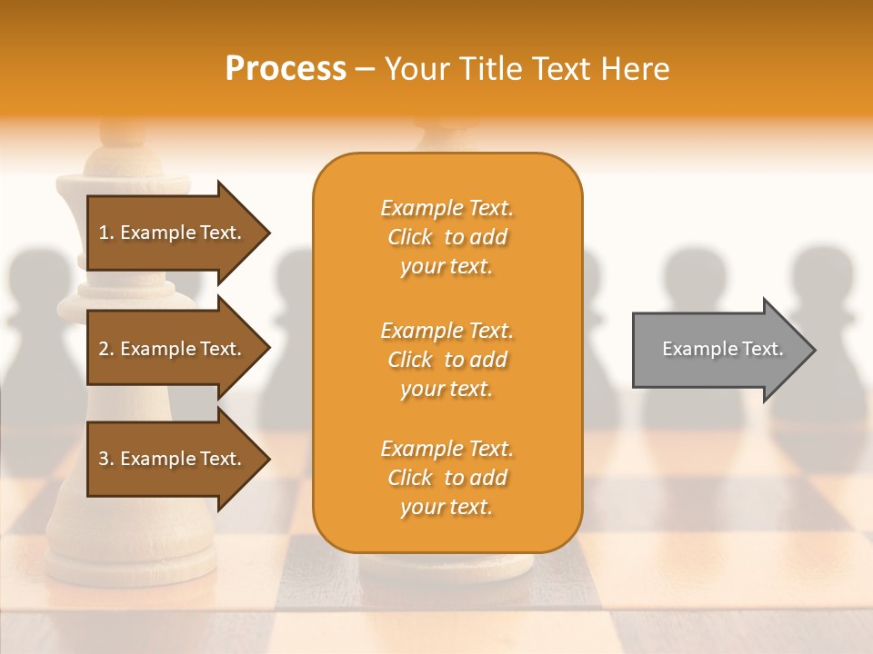 White Move Army PowerPoint Template