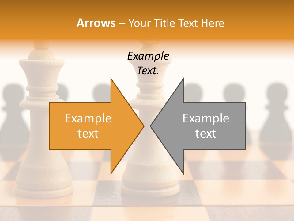 White Move Army PowerPoint Template