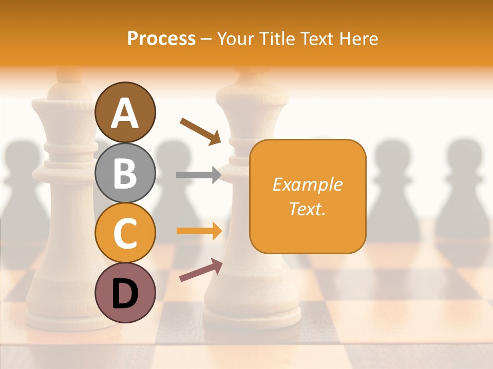 White Move Army PowerPoint Template