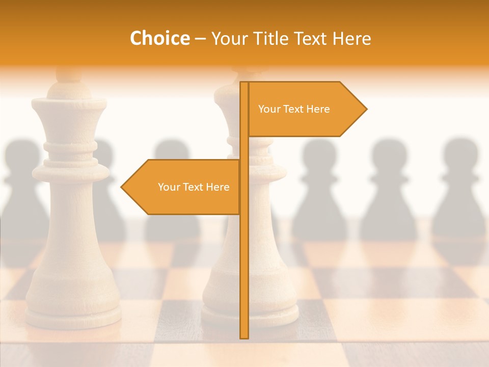 White Move Army PowerPoint Template