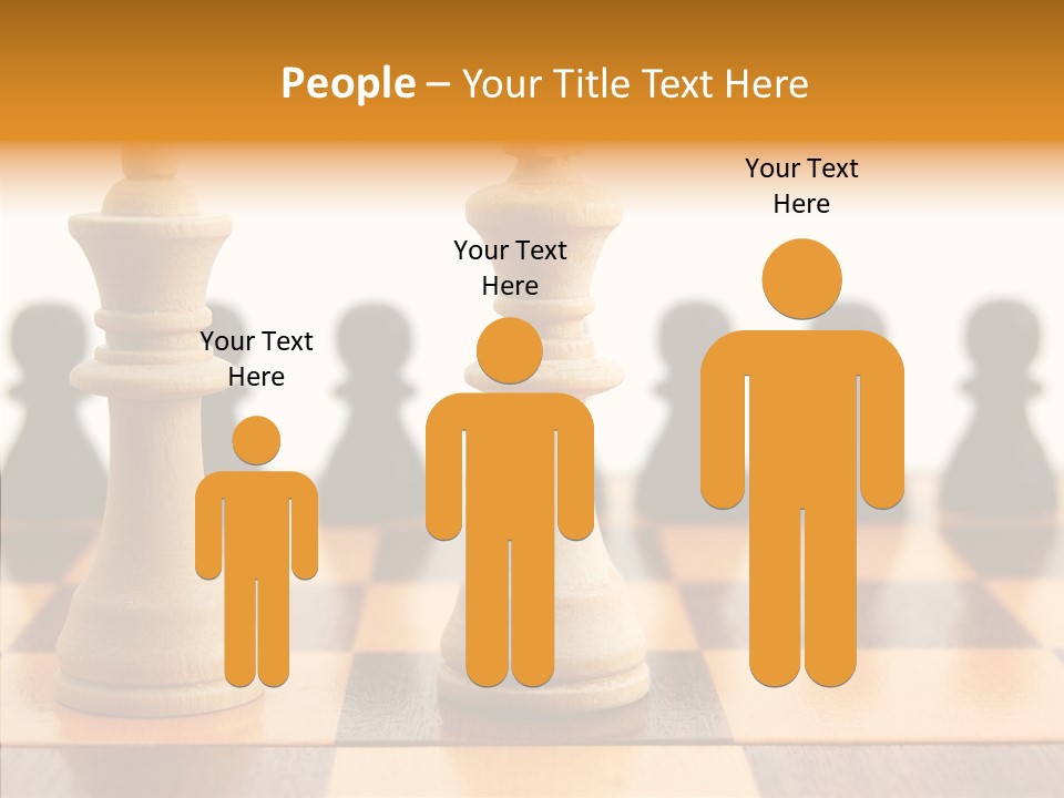 White Move Army PowerPoint Template