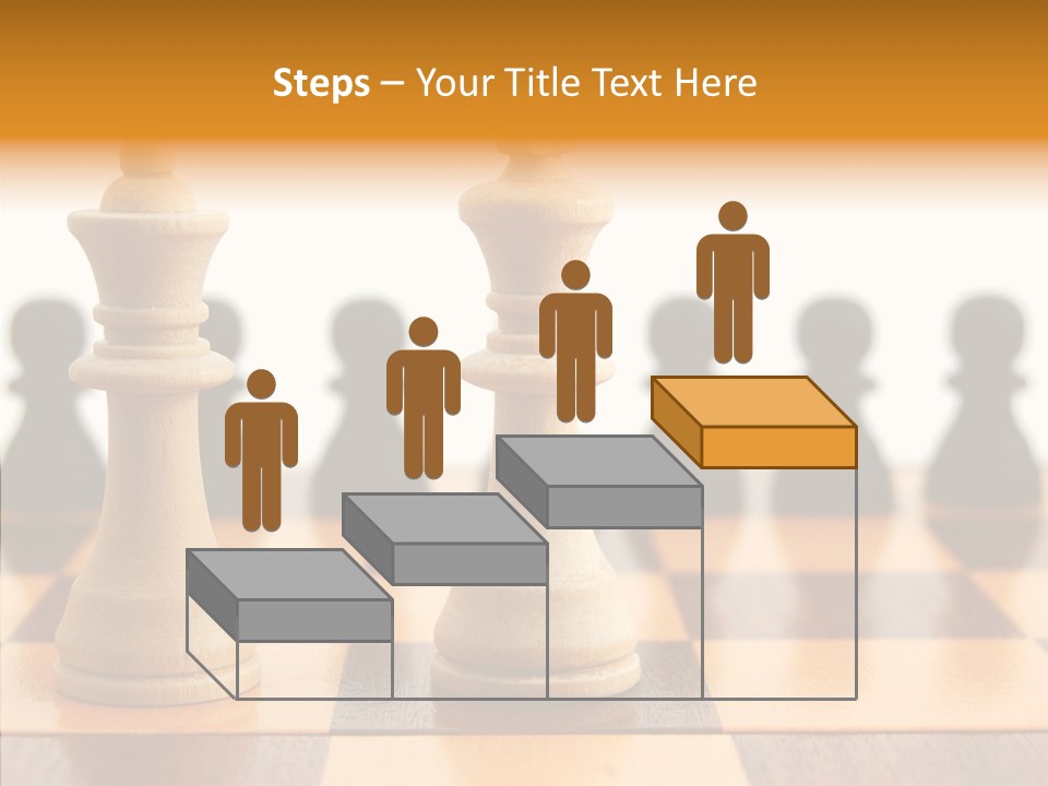 White Move Army PowerPoint Template