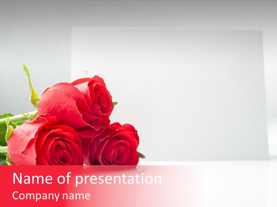 Bright Bud Love PowerPoint Template