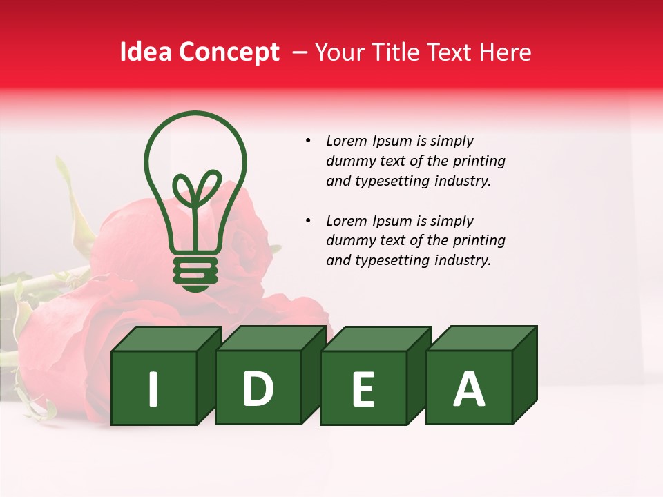 Bright Bud Love PowerPoint Template