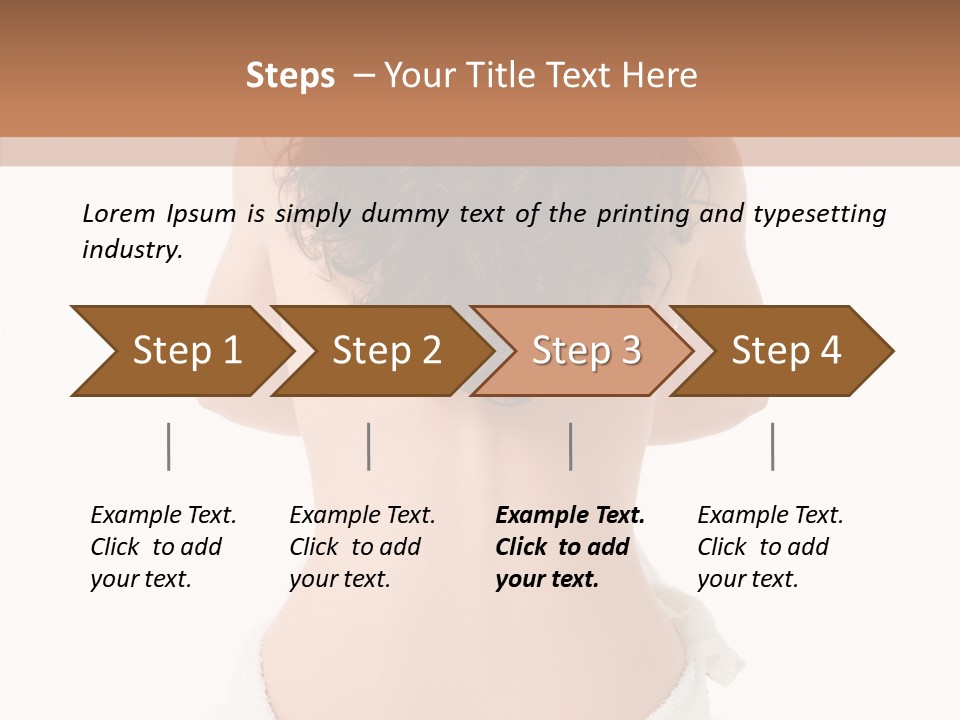Skin Lady Beauty PowerPoint Template