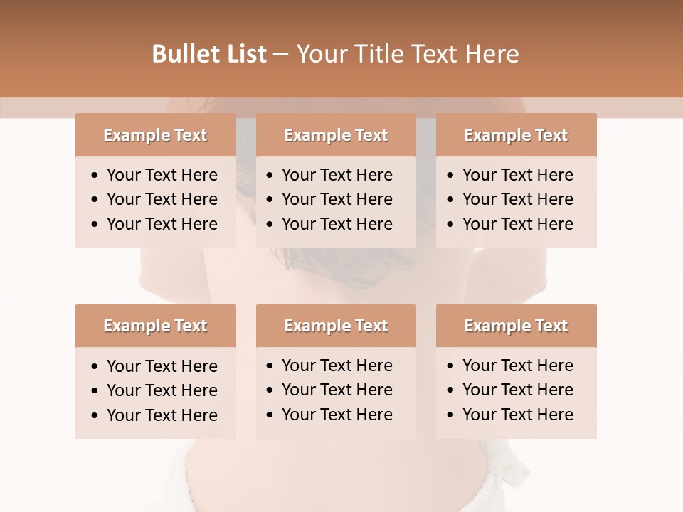 Skin Lady Beauty PowerPoint Template