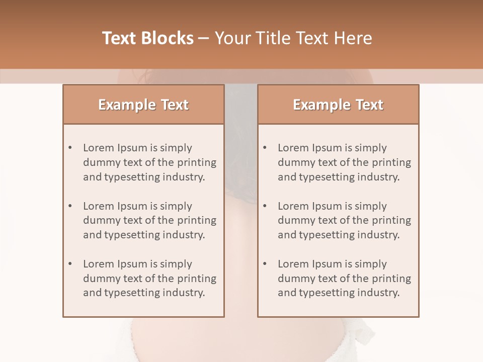 Skin Lady Beauty PowerPoint Template