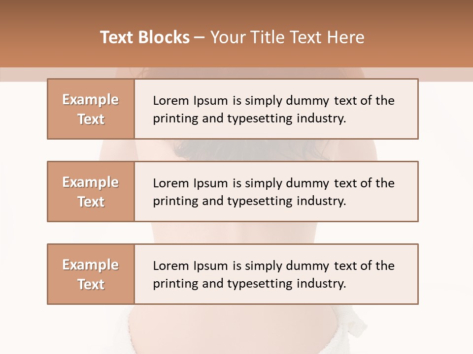 Skin Lady Beauty PowerPoint Template