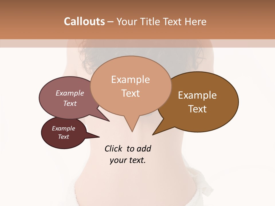 Skin Lady Beauty PowerPoint Template