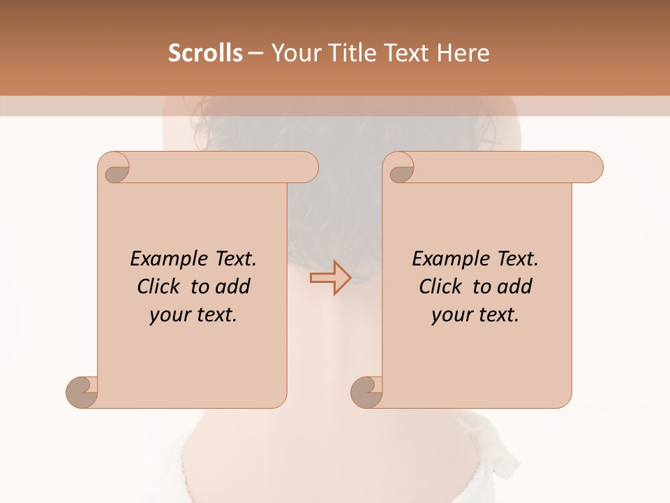 Skin Lady Beauty PowerPoint Template