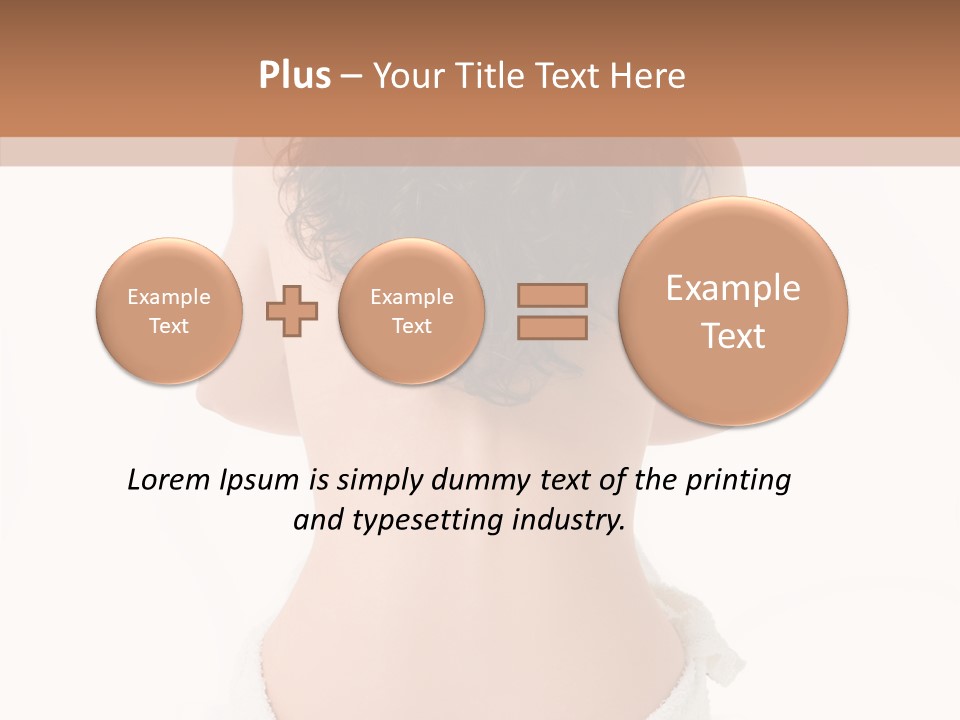 Skin Lady Beauty PowerPoint Template