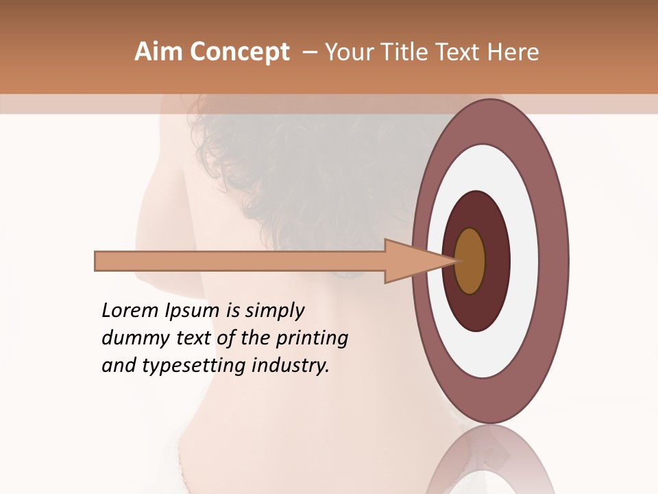 Skin Lady Beauty PowerPoint Template