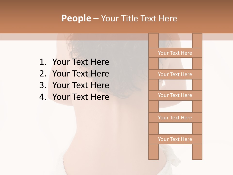 Skin Lady Beauty PowerPoint Template