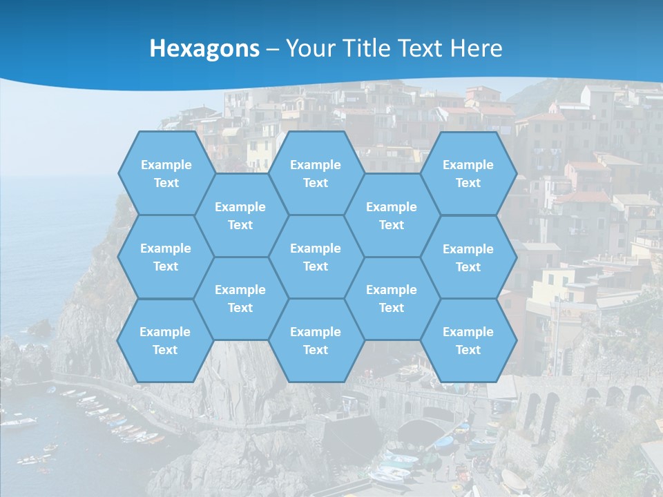 Europe Tourist Harbor PowerPoint Template