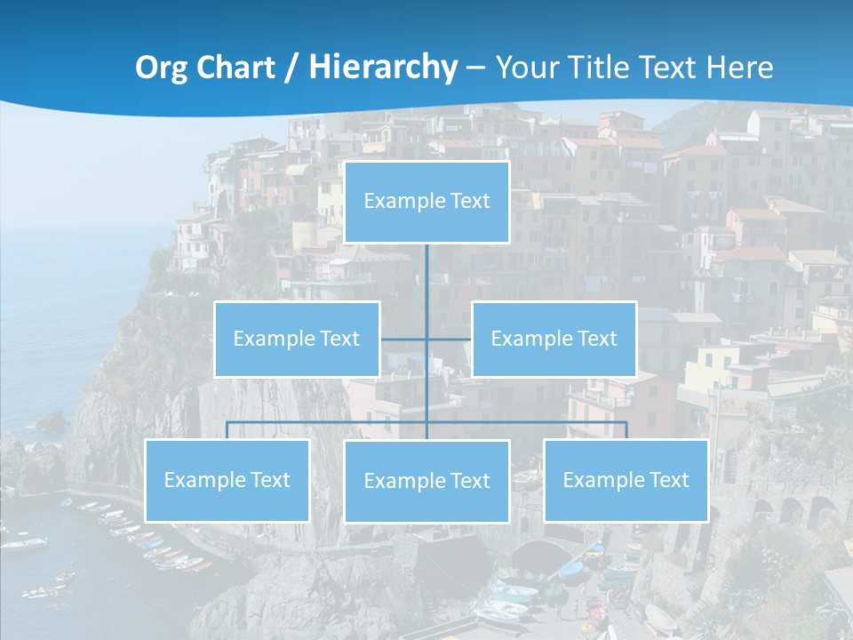 Europe Tourist Harbor PowerPoint Template