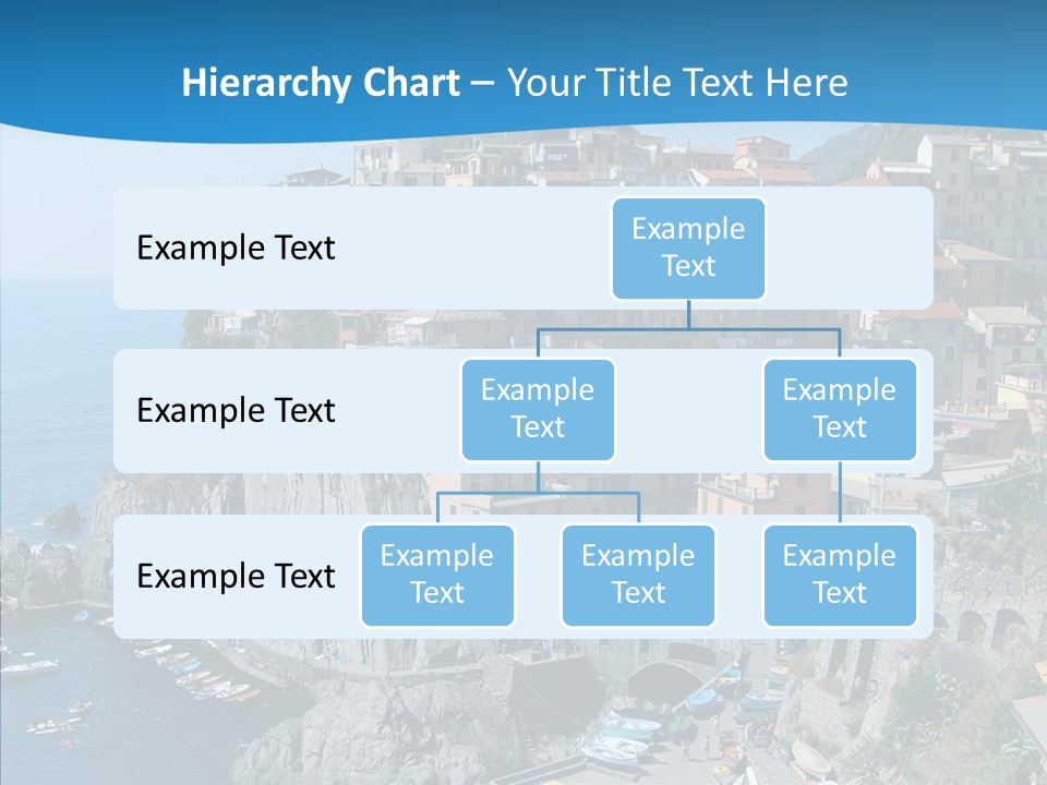 Europe Tourist Harbor PowerPoint Template