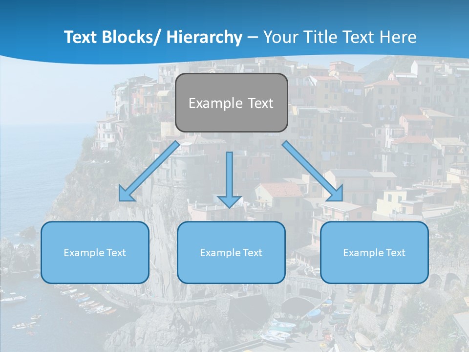 Europe Tourist Harbor PowerPoint Template