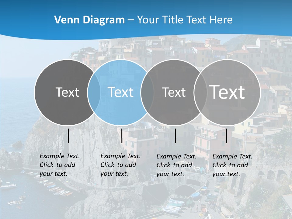 Europe Tourist Harbor PowerPoint Template