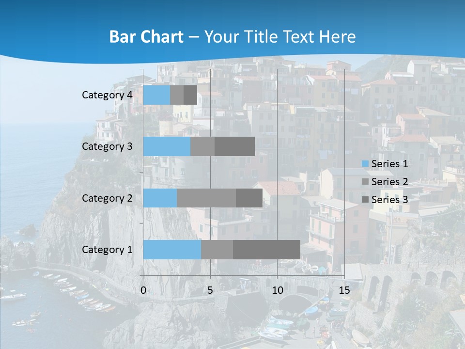 Europe Tourist Harbor PowerPoint Template